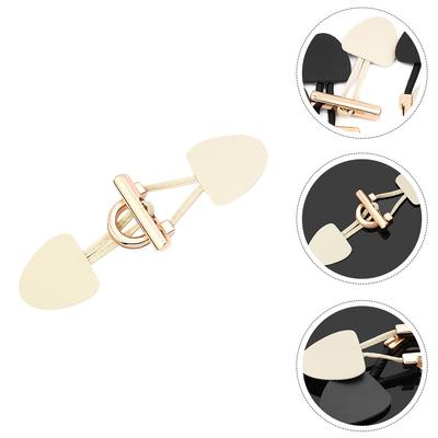 Horn Style Buttons Durable Clothing Toggle Clasps For Coat Dress Waistband Replacement Buckles Decorative