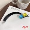2Pcs Funny Silly Hair Clip Female Anime Cosplay Wig Small Braid Side Bangs Duckbill Clip Side Clip Cute Hair Accessories Gifts