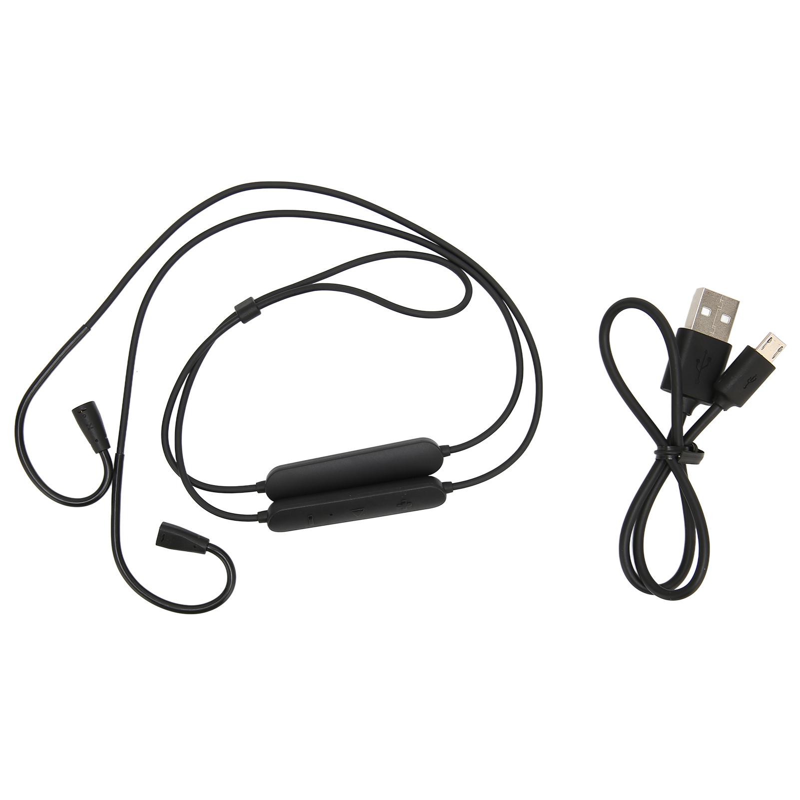 

Headphone BT Adapter Cable Wireless Earphone Cable with Microphone and Controller for Sennheiser