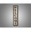 Personalisierbares 4x16 Zoll Metall Straßenschild Willkommensschild Neuheit Wanddeko Benutzerdefinierter Text Einweihungsgeschenk für Haus Veranda
