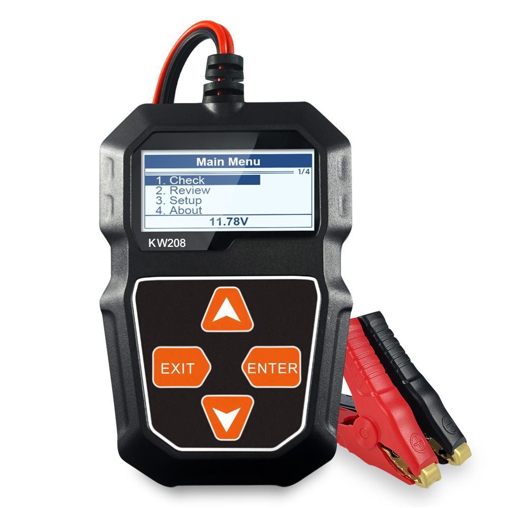 For 12V Vehicles Voltage Resistance 12V Battery Tester For Workshop Diagnostics Charging System Test Internal Resistance Reading