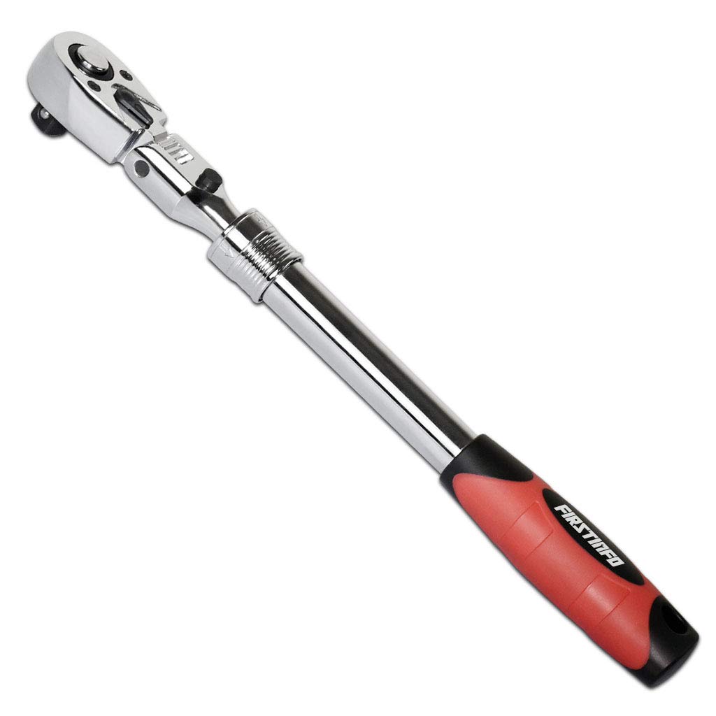 Ryosho FIRSTINFO TOOLS Oscillating Ratchet Oscillating and 72 Teeth Handle, Telescoping, Locking, (12.7mm (1/2"))