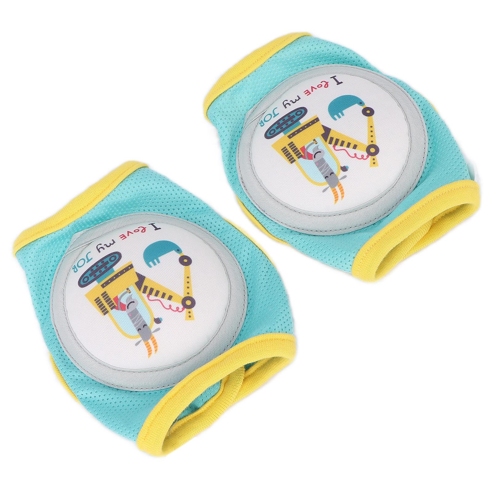 Baby Knee Pads AntiDrop Unisex Crawling Knee Elbow Pads Guards Protectors for Toddler blue