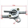 Rubinetto del serbatoio universale per moto, filtro, rubinetto di scarico, interruttore da 1/4" in linea, per olio, benzina e carburante, per bici