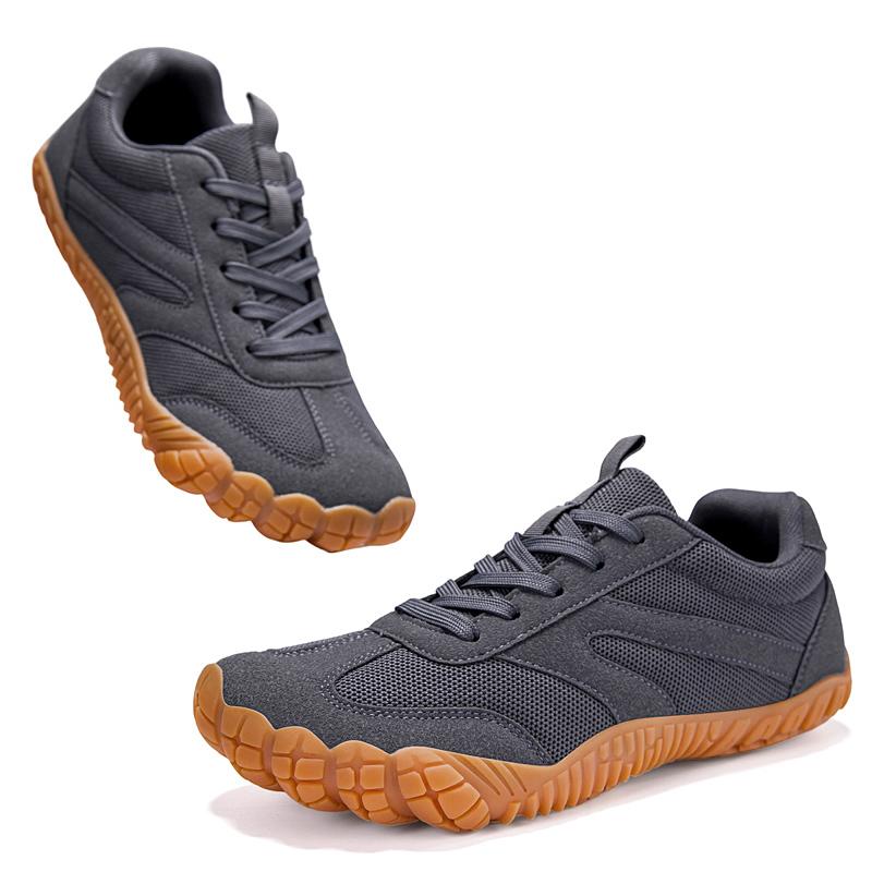 Mens Wide Toe Box Barefoot Shoes Minimalist Zero Drop Trail Running Athletic Shoes Lightweight Breathable Non Slip Walking Footwear 39