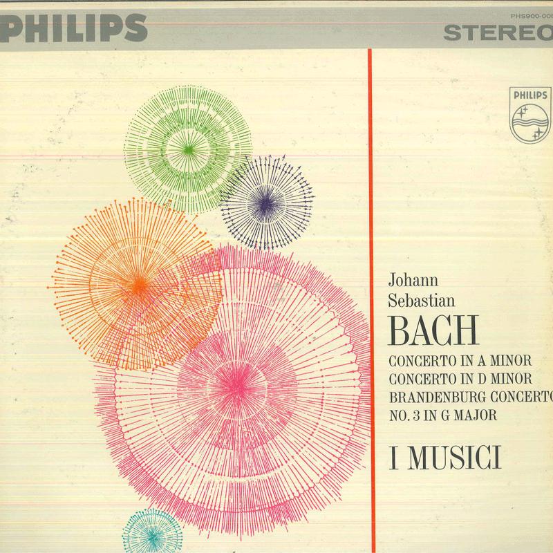 

LP Record I MUSICI Bach Concert In A Minor Concerto PHS900008 PHILIPS 1963 US Classical Used