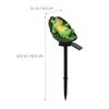 Lazy Frog Solar LED Garden Stake Light - Resin Figurine, Waterproof Outdoor Decor for Yard Patio Lawn & Pathway Funny Gift Idea