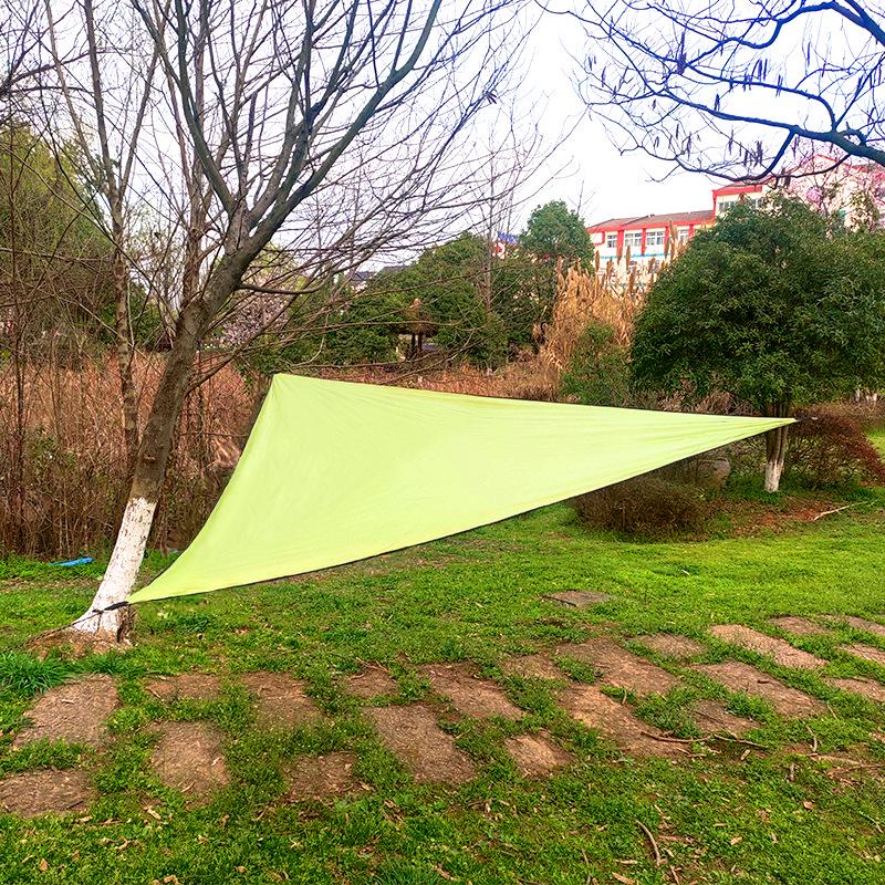 

3m Outdoor Triangular Sunshade Sail Canopy 3m + 3 Carabiners армия зеленый