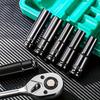 3pcs Set Auto Repair Tools Deep Air Impact Socket For Torque Wrench Ratchet Socket Wrench Magic Handle Multifunctional Handheld