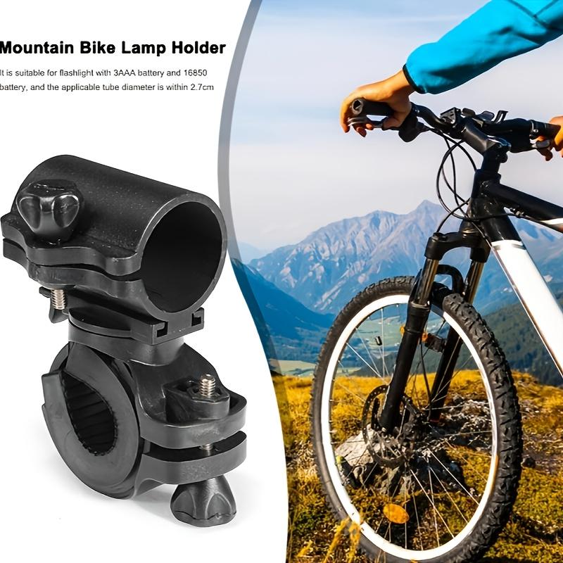 360 Grad drehbare Fahrradlichtklemme - Taschenlampenhalter für Fahrräder für den Außenbereich für Lampen