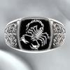 Scorpio Embossed Pattern Men's Ring High-end Dark Wind Poisonous Scorpion Ring Bracelet