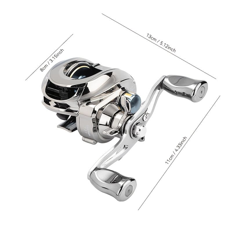 

Цельнометаллический стальной сменный леворучный катушка-капля воды Универсальная катушка для микро-приманок Черная для дальнего заброса Взрывозащищенная рыболовная катушка Прочная right серебряный