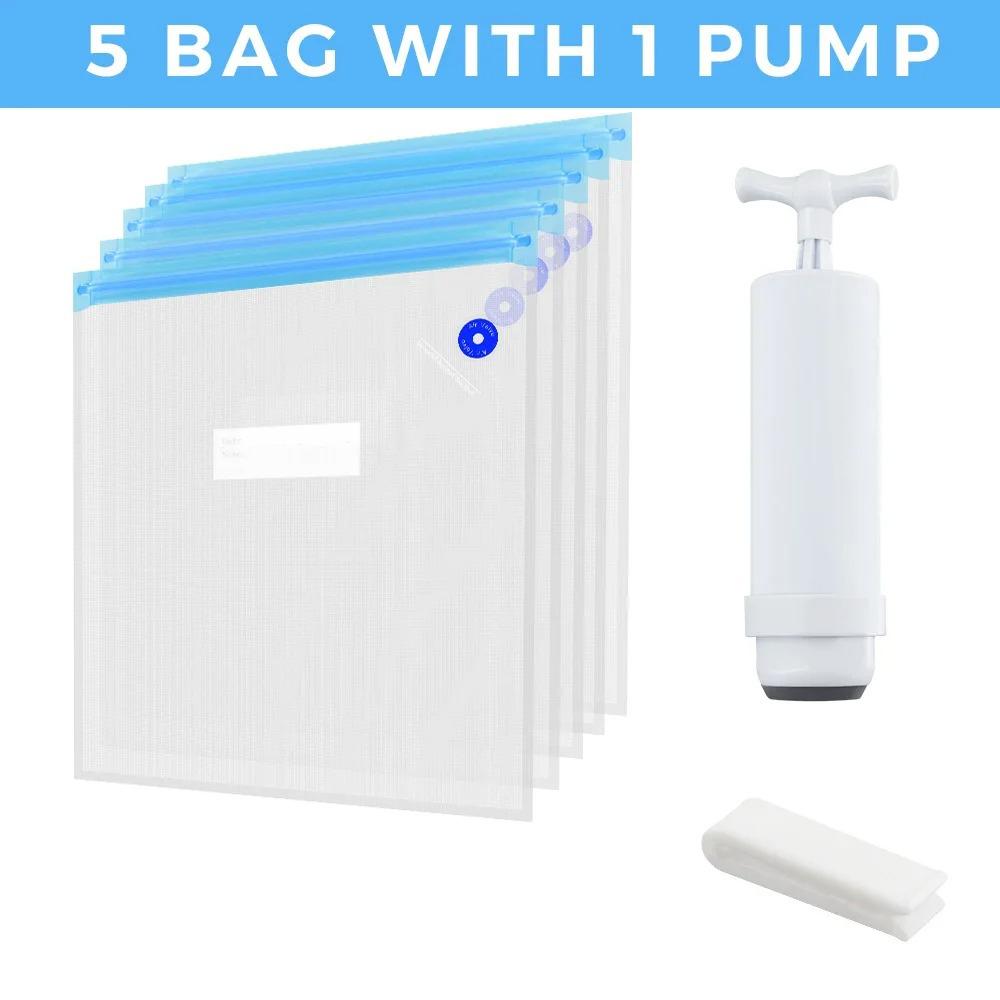 USB Rechargeable Electric Air Pump For 3D Printer Filament Vacuum Bag One-key Quick Pumping Storage Bag Automatic Compressed