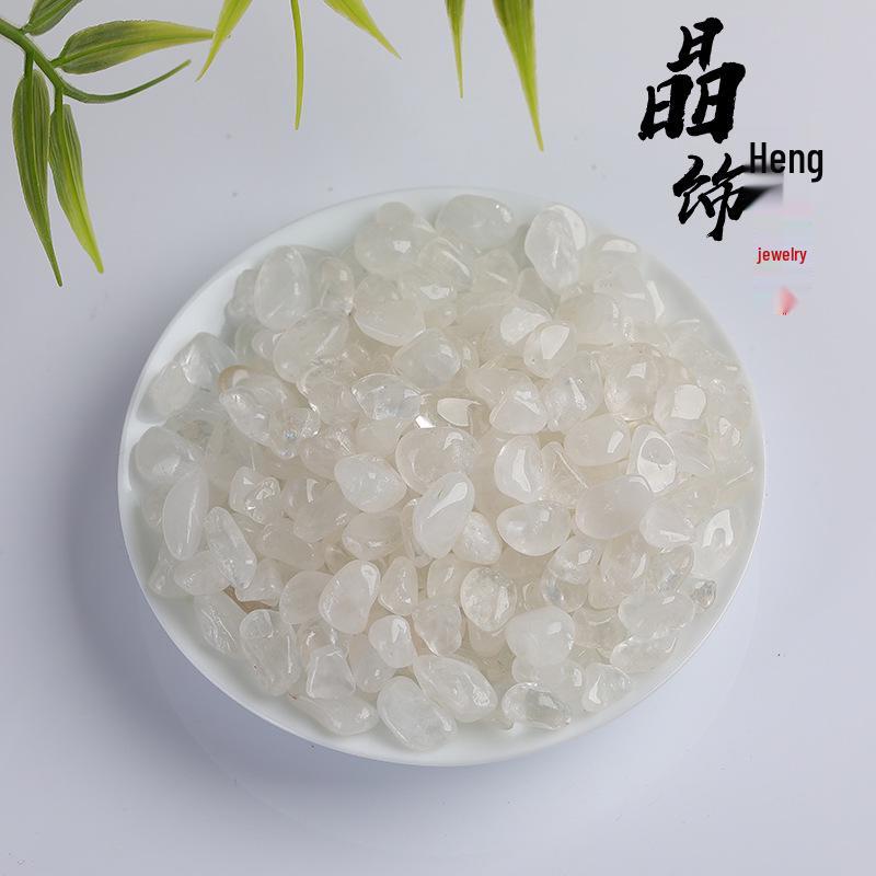 Natural White Crystal Gravel for Aquariums, Flower Pots, Landscaping, and Decorative Ore Panning