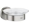 Essentials Soap Dish with Glass and Steel 40444DC1