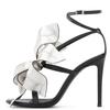 Fashion New Large Flower Summer Stiletto High Heel Fashion Sandals Women Sexy Banquet Wedding Bride Bridesmaid High-heeled Shoes 34-46