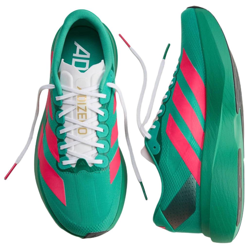 adidas Adizero Evo SL Court Green Lucid Red Cloud White Men Sneakers JQ4440