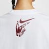 Nike As W Nsw Ls Tee Vday Os Round Neck Pullover Long Sleeve Drop Shoulder T-Shirt Women tops IH7696-100