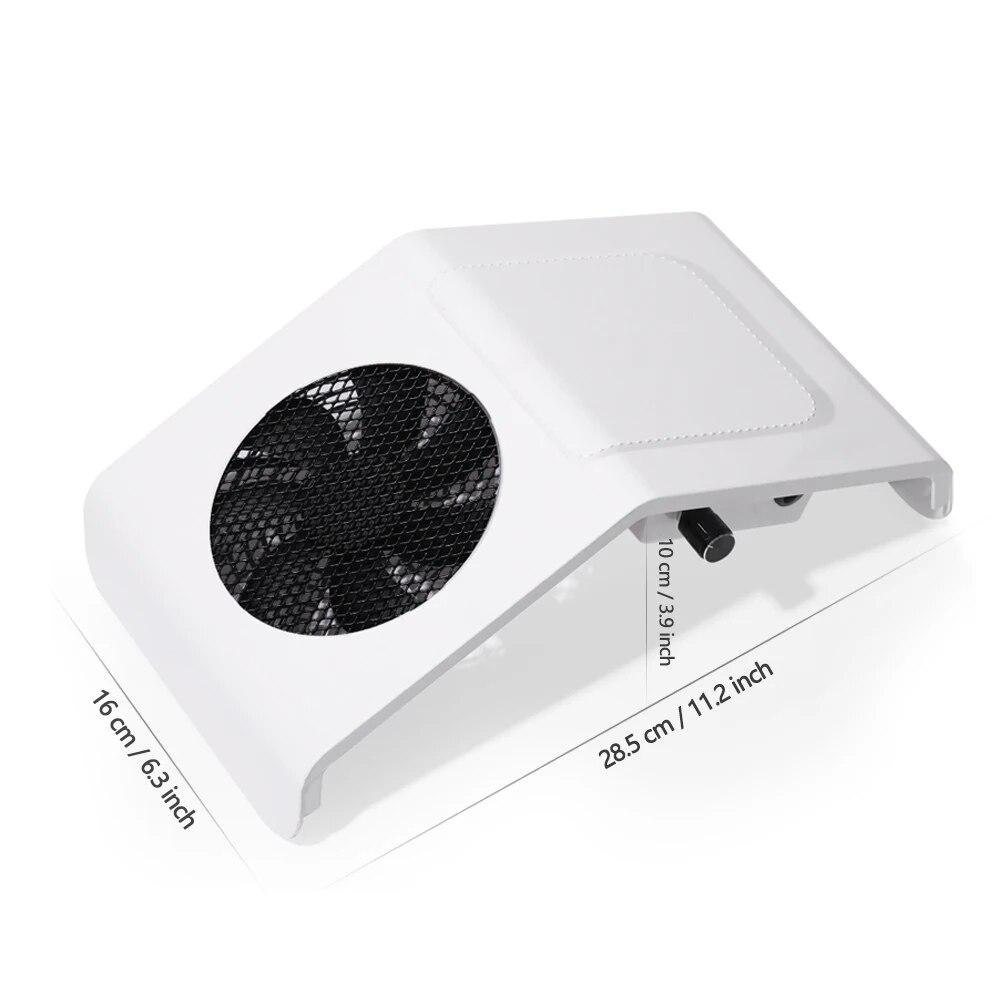 LULAA Big Power Vacuum Nail Dust Collector For Manicure Extractor Fan For Manicure Dust Absorber With Removable Filter