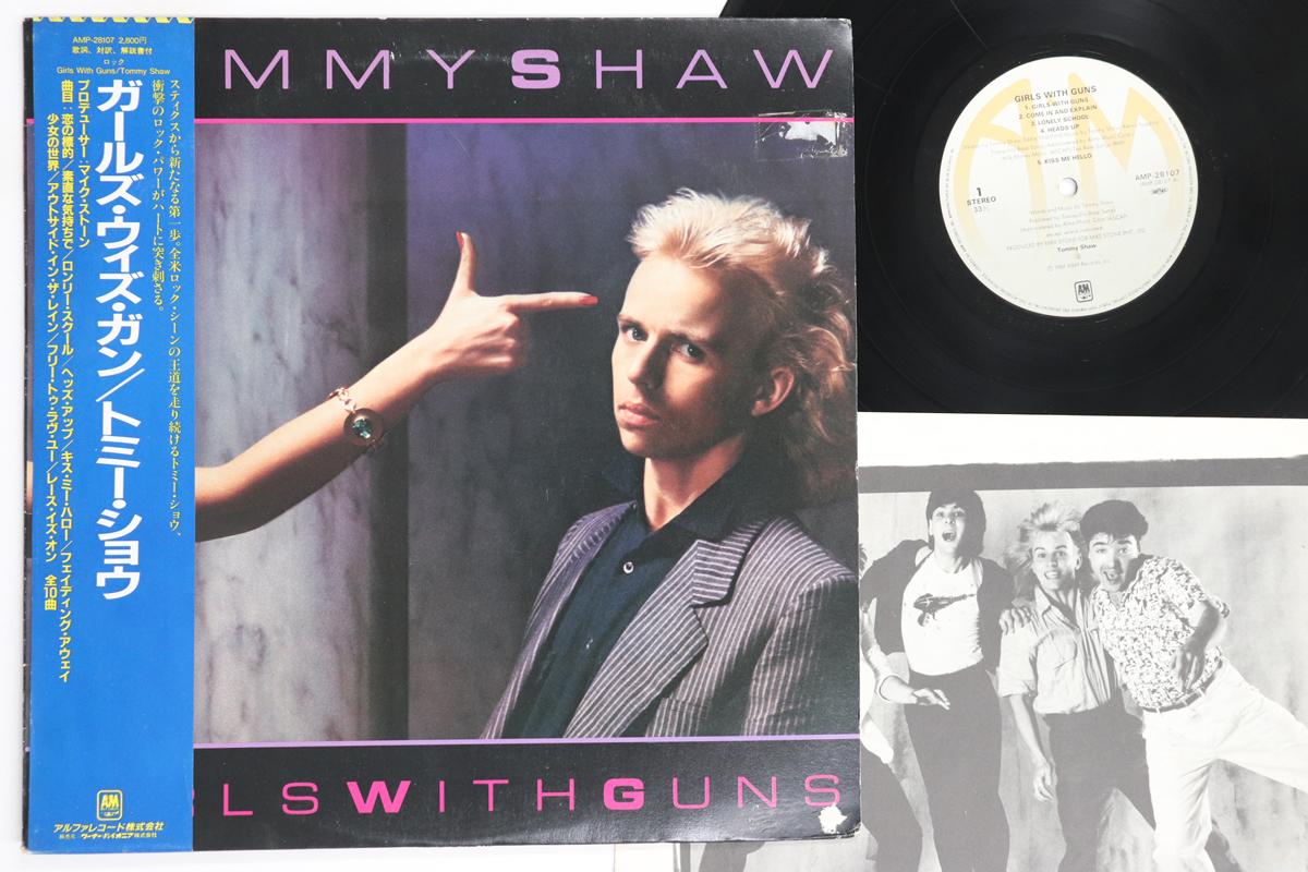 

LP Record TOMMY SHAW - Girls With Guns AMP28107 A&M 1984 Japan Obi Rock Used