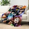 Flannel My Comfort Soft Plush Blanket for Sofa Living Room A-academia Office H-hero Bed Anime Travel Gift Single-sided Printed
