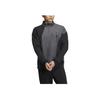 Adidas Colorblock Stand Collar Long Sleeve Sweatshirt Men Tops Black HY5847