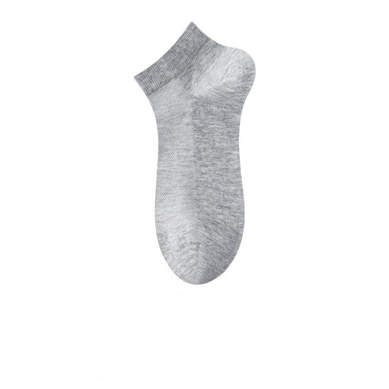 

Pure Cotton Socks - Children s Summer Mesh Thin Style Breathable Short Socks, No-knit, Gray, Low Heel, Anti-odor Short Tube Socks 1 pair сірий