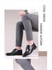 Men's British Style Height-Increasing Brogue Leather Shoes for Summer - Breathable, Formal, and Casual. Perfect for Groom or Wedding.