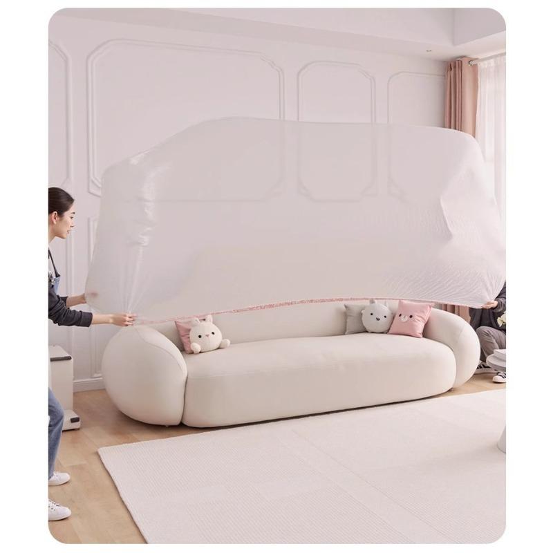 Disposable Elastic Dust-Proof Bed Cover – Plastic Protective Film for Sofa & Furniture, Ideal for Dorms, Living Rooms & Offices