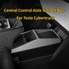 For Tesla Cybertruck 2025 Accessories Central Control Storage Box Multi-functional Center Console Organizer Case Garbage Can