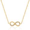 Fashion Trend Women's Bow Stainless Steel Necklace Versatile 18K Clavicle Chain