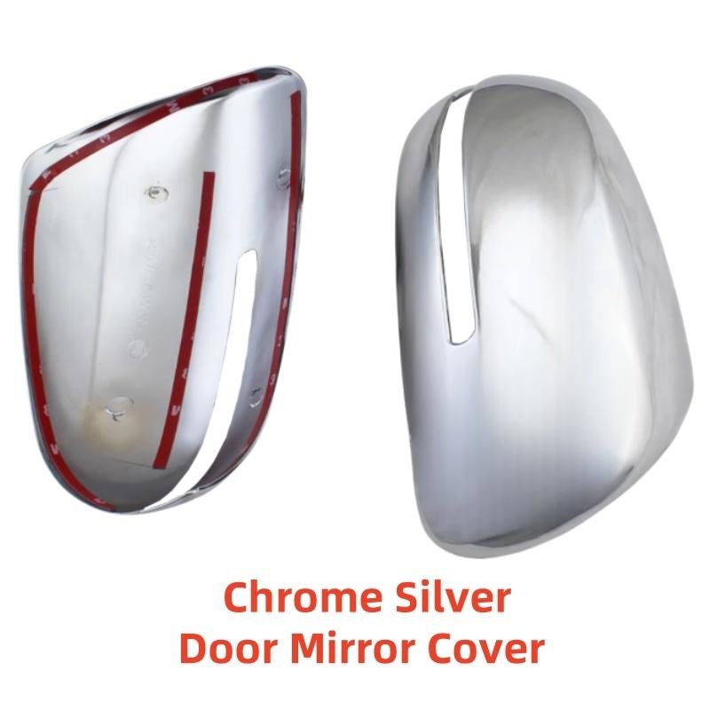 For Kia Picanto Forte 2014 2015 2016 2017 ABS Rearview Car Accessories Plated Chrome Door Mirror Cover Trim Paste Style