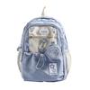 Schoolbag backpack women's 1011 new cute girl schoolbag Korean version junior high school high school students large capacity high value backpack