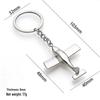 Creative Metal Airplane Keychain - Miniature Engine Pendant & Aviation Gift