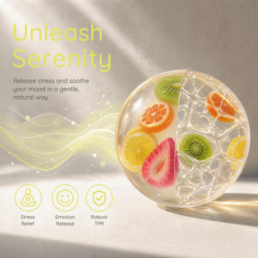 Watermelon Coconut Oil Squishy Ball Strawberry Squishy Pearl Squishy Toy For Kids Adults