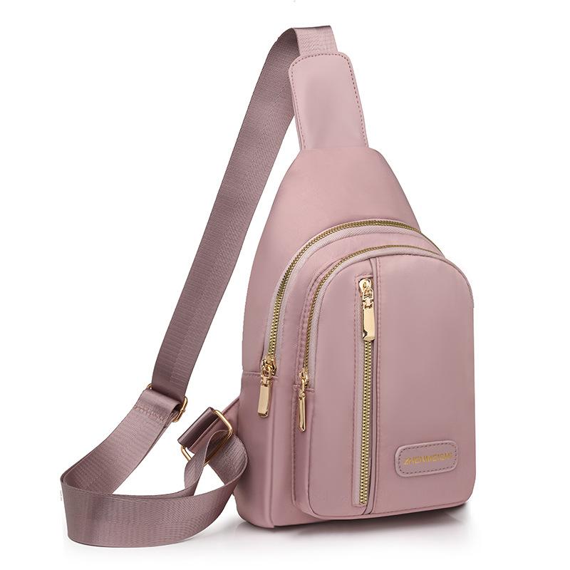 Chest Bag Women's Lightweight Sports Shoulder Bag Crossbody Bag
