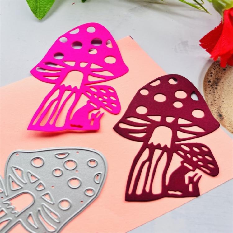 Metal Die Cuts Mushroom Scrapbooking Stencil Card Embossing DIY Photo Template