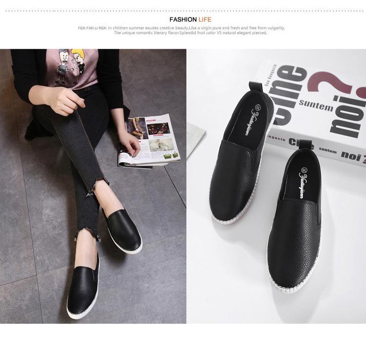 Mocassini bianchi versatili slip-on da donna – Scarpe casual basse da sera per l'autunno 2025