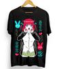2026 Nino Nakano T-Shirt Waifu Heiß Nakano Nino 5toubun No Hanayome Geschenk Shirt Damen Rundhals Kurzarm