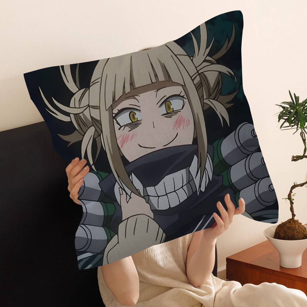 My Hero Academia Himiko Toga Office Cushion Pillowcase Car Cushion CoverXCM Lumbar Pillowcase Sofa Pillowcover