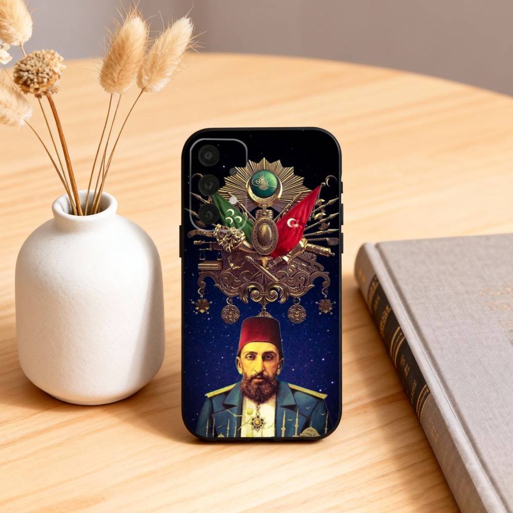 Cool Empire O-Ottoman Phone Case For Samsung S25,24,23,22,30,21,10,9,Ultra,Plus,Lite,FE,4,5 G Soft Black Case