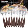 9PCS Professional Spatula Paint Mixture Scraper Set Artist Oil Painting Palette Knife