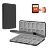 Switch Cartridge Case: 48+48 Slot Magnetic Card Holder with Silicone Inner Tray for NS Joy-Con Storage