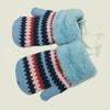 3-9 Jahre gestrickte Handschuhe mit Streifen Junge Mädchen warme Handschuhe Kinder Herbst und Winter verschneite Fäustlinge für Kind