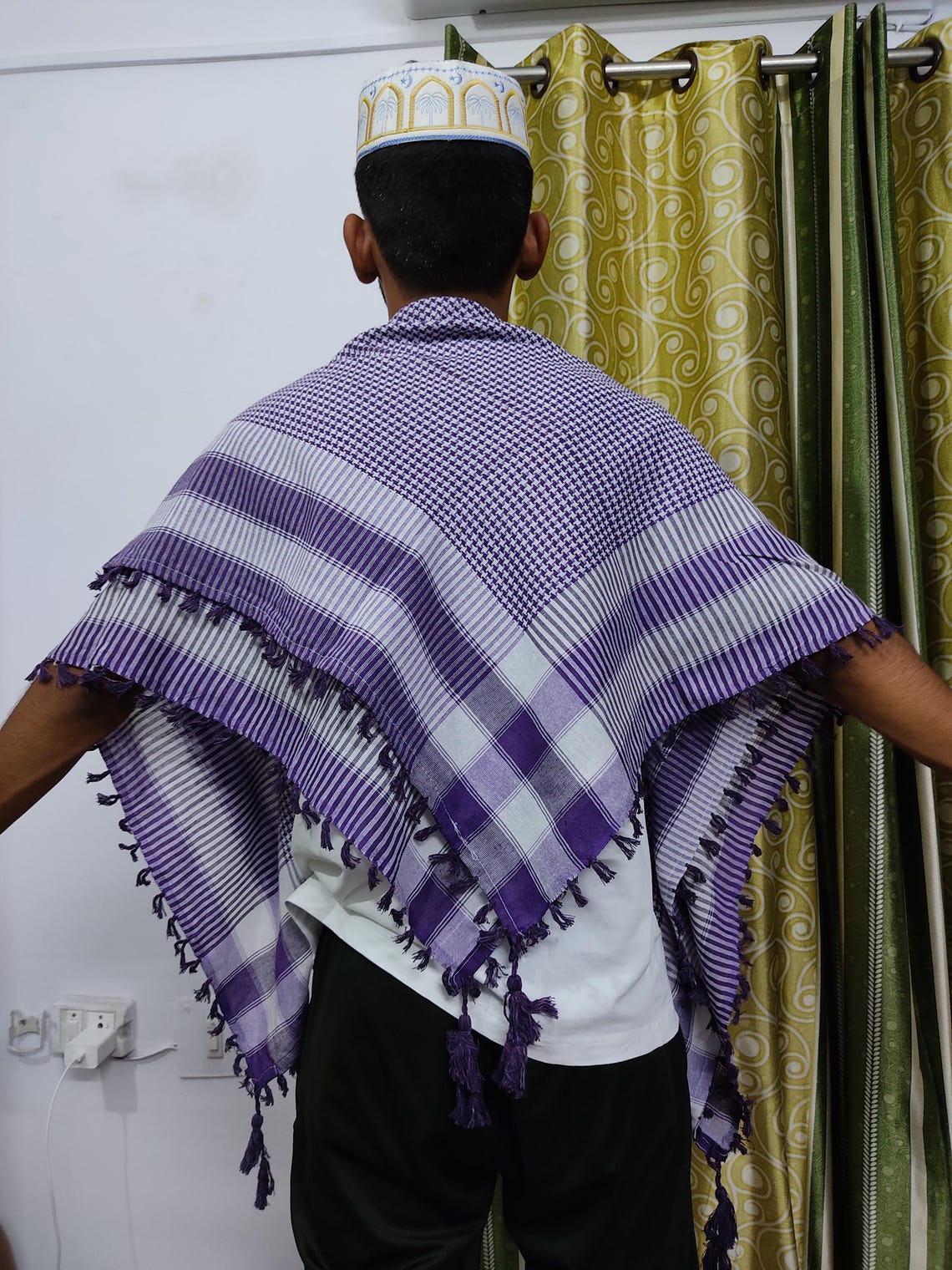 

Кефия Шемаг Все Оригинальное Сделано в Палестине Арабский Шарф Куфия Арафат Хлопок M аэро