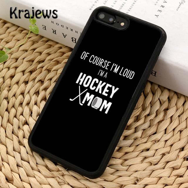 

Мягкий чехол для телефона Krajews Sled Hockey Mom для iPhone 14 5S 6S 7 8 plus X XR XS 11 12 13 pro max Samsung Galaxy S21 S22 ultra iPhone 14