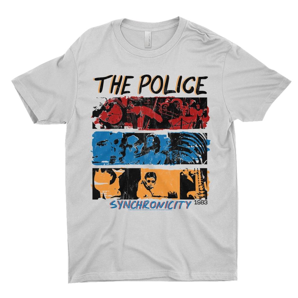 The Police 1983 Synchronicity Tour Distressed TShirt Merchbar Exclusive Comfortable Fashion Women And Men Tshirts