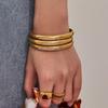 Stainless Steel Zircon Diamond Buckle Bracelet - Versatile European-American Light Luxury Fashion Accessory