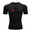 Men's Anime Compression T-Shirt Gym Running Fitness Tight Sportswear Short Sleeve Breathable Workout Summer T-Shirt S-3XL