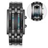 Binary Matrix Blue LED Digital Watch Men Women Cclassic Fashionable Future Technology Binary Watch